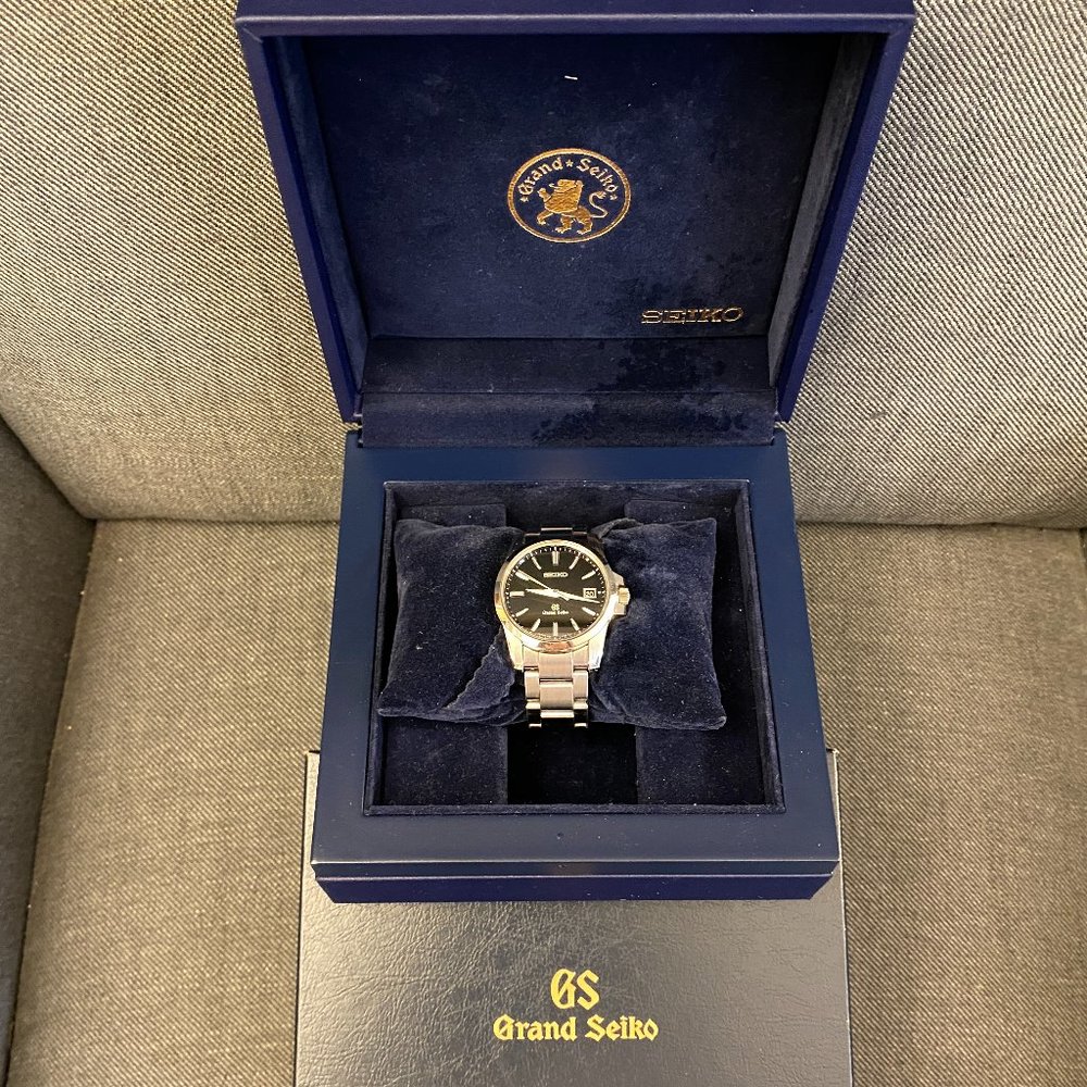 Grand Seiko -  SBGX055 Men's Stainless Steel Wristwatch w/ OEM GS Crocodile